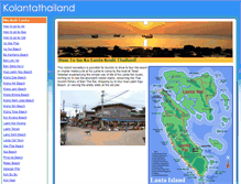 Tablet Screenshot of kolantathailand.com